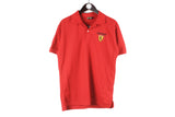 Vintage Ferrari Polo T-Shirt Large