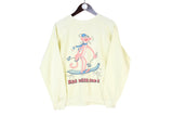Vintage Pink Panther "Ski With Me" 1982 Sweatshirt Women's Medium
