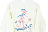 Vintage Pink Panther "Ski With Me" 1982 Sweatshirt Women's Medium