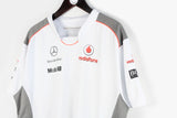 Vintage Vodafone McLaren Mercedes Jersey T-Shirt Large / XLarge