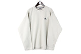 Vintage Adidas Fleece Sweatshirt Medium
