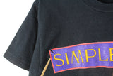 Vintage Simple Minds 1989 European Tour T-Shirt Small