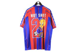 Vintage Warner Bros 1998 Barcelona FC Jersey T-Shirt XLarge