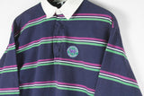 Vintage Wimbledon Tennis Rugby Shirt Medium