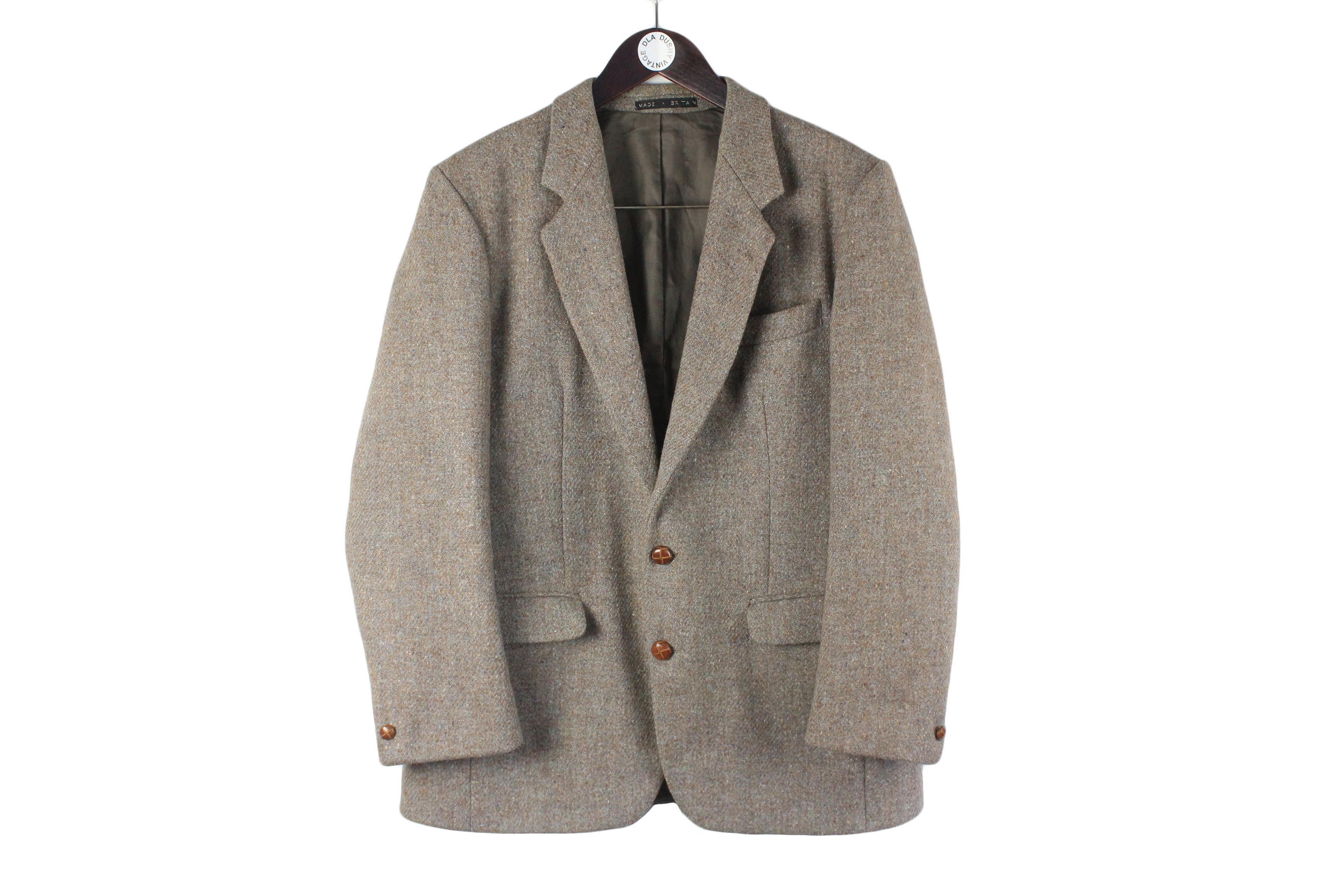 Vintage Harris Tweed Blazer Medium – dla dushy