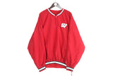 Vintage Wisconsin Badgers Starter Anorak Jacket XXLarge