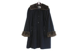 Vintage Gianfranco Ferre Fourrures Coat Women's 44