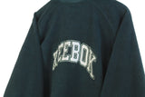 Vintage Reebok Fleece 1/4 Zip Cropped Women's XLarge