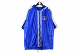 Vintage Duke University Jersey T-Shirt XXLarge big logo basketball 90s retro hooded jumper full zip jersey