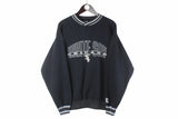 Vintage Chicago White Sox Starter Sweatshirt Large big logo black embroidery MLB USA baseball crewneck jumper 90s