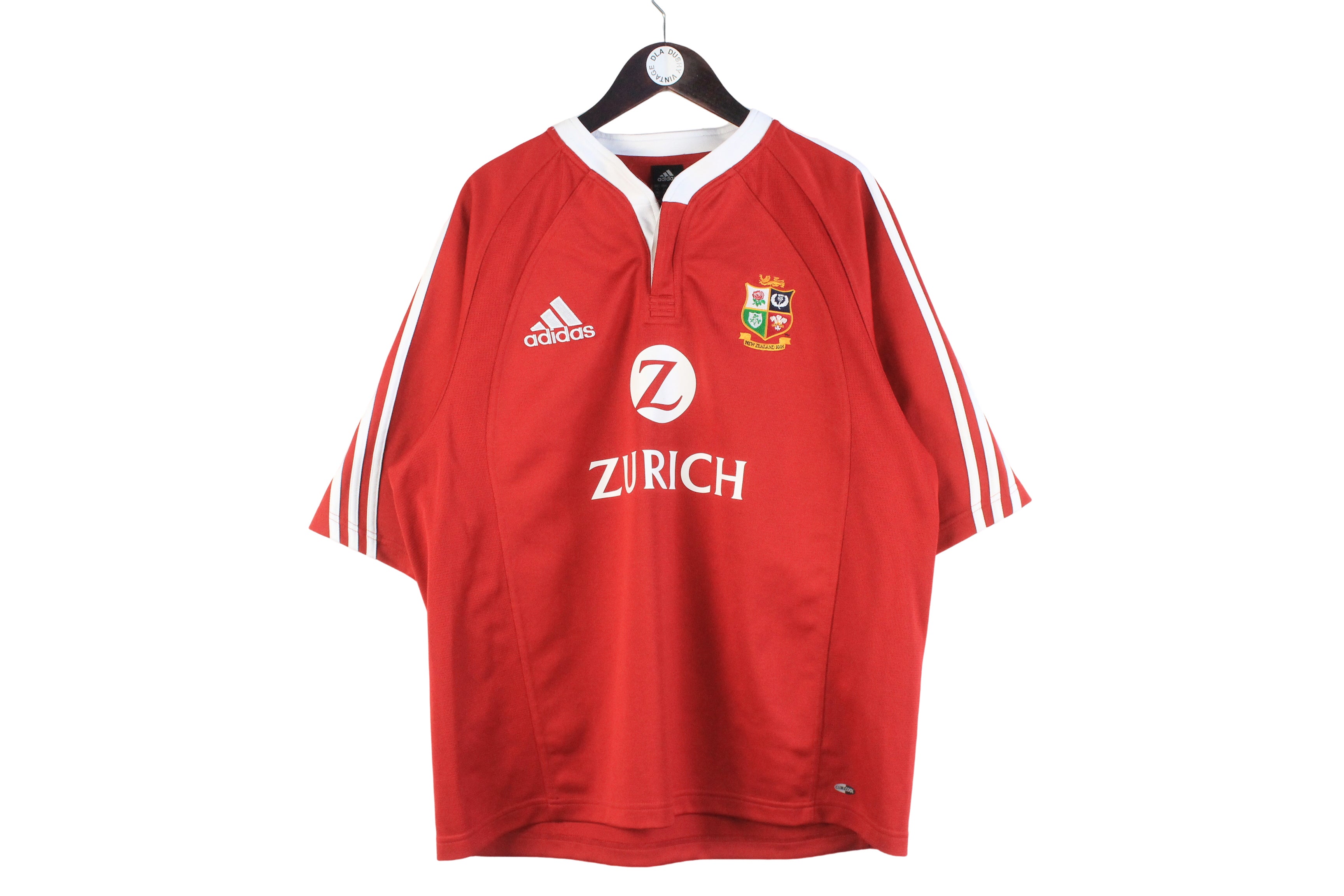 Vintage New Zealand 2005 Adidas Rugby Shirt Jersey XLarge – dla dushy