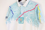 Vintage Adidas Stefan Edberg Polo T-Shirt Small