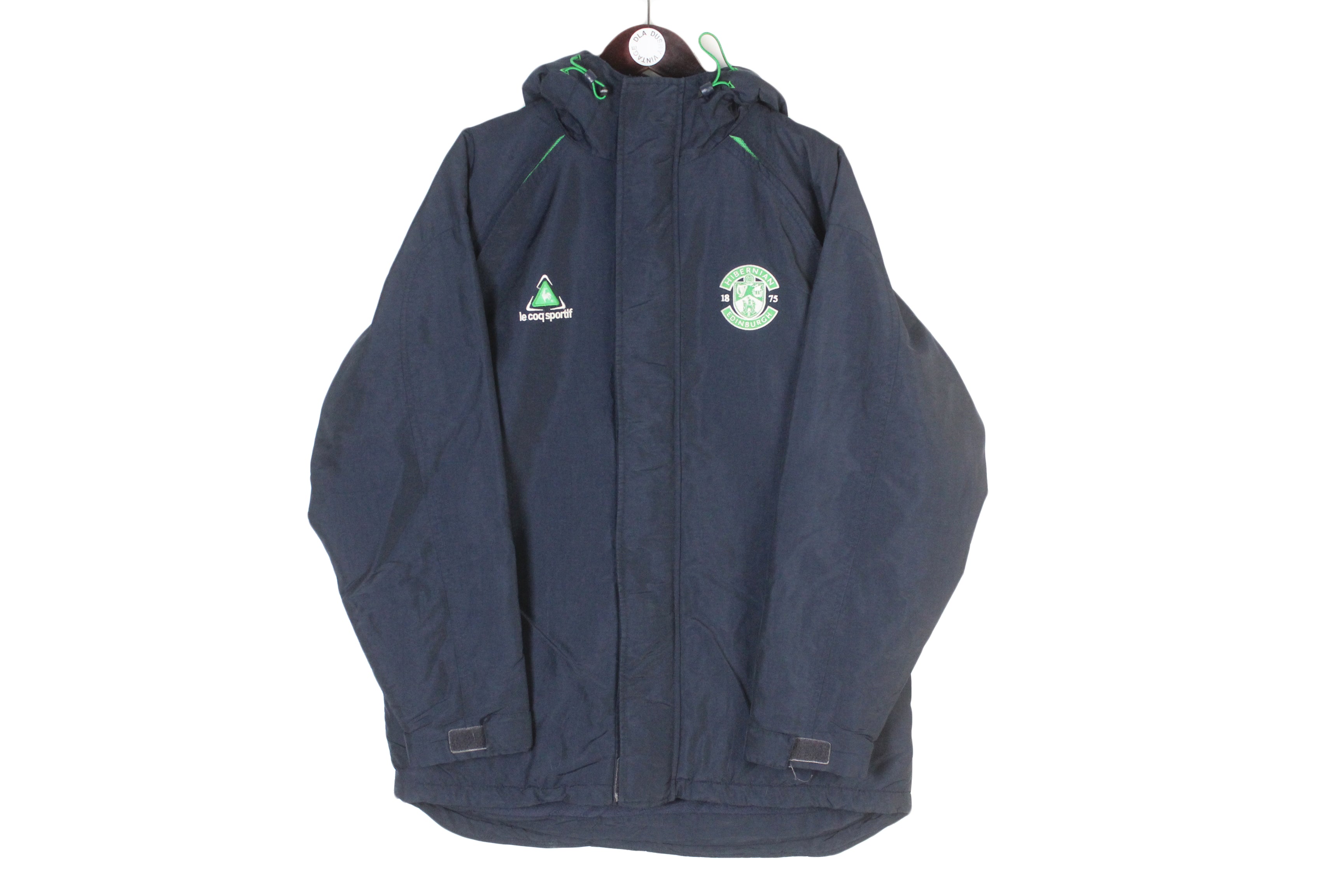Vintage FC Hibernian Edinburgh Le Coq Sportif Jacket Medium – dla