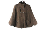 Vintage Harris Tweed Coat Women's Medium