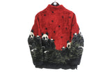 Vintage Panda Fleece Full Zip Women's Small