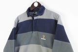 Vintage Guinness Fleece Rugby Shirt Medium