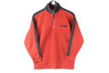 Vintage Reebok Fleece 1/4 Zip Kids Medium