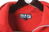Vintage Fila Fleece 1/4 Zip XLarge