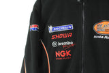 Vintage Honda Racing Team Fleece Full Zip Small