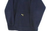 Vintage Puma Fleece Half Zip Women's Small Oversized