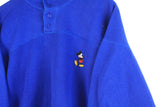 Vintage Mickey Mouse Henley Sweatshirt Women's Small / Medium