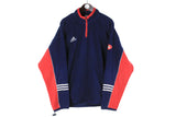 Vintage Adidas Fleece 1/4 Zip XLarge