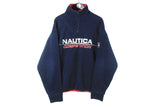 Vintage Nautica Fleece 1/4 Zip Large