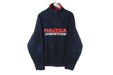 Vintage Nautica Fleece 1/4 Zip Large