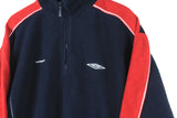 Vintage Umbro Fleece 1/4 Zip Small