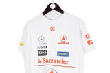 Vintage Vodafone McLaren Mercedes F1 Team Jersey T-Shirt Small
