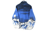 Vintage Wolf Fleece Full Zip Medium / Large