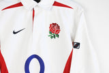 Vintage England Rugby Team Nike Long Sleeve Rugby Shirt Large