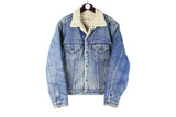 Vintage Levi's Denim Sherpa Jacket Medium