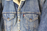 Vintage Levi's Denim Sherpa Jacket Medium