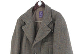 Vintage Harris Tweed Coat Large