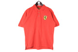 Vintage Ferrari Polo T-Shirt Medium