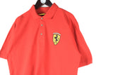 Vintage Ferrari Polo T-Shirt Medium