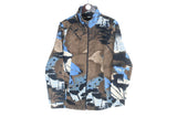 Vintage Camouflage Fleece Full Zip Women’s Medium