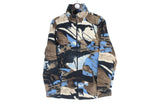 Vintage Camouflage Fleece Full Zip Women’s Medium