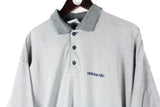 Vintage Adidas Golf Long Sleeve Polo T-Shirt Large