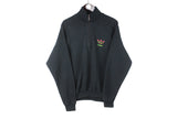 Vintage Adidas Sweatshirt Half Zip Medium