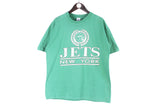 Vintage New York Jets 7 Logo T-Shirt Large