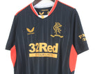 Glasgow Rangers 2021/22 Away Gastore Jersey T-Shirt Medium