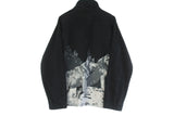 Vintage Wolf Fleece Full Zip XLarge