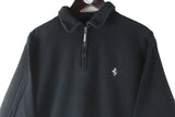 Vintage Ferrari Sweatshirt 1/4 Zip Small / Medium