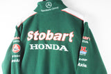 Vintage Honda Stobart Fleece Full Zip Small