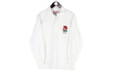 Vintage England 1991 Cotton Traders Rugby Shirt Small