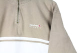 Vintage Reebok Sweatshirt 1/4 Zip Medium