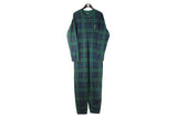 Polo Bear Ralph Lauren Sleeping Jumpsuit Medium green blue authentic small logo coveralls