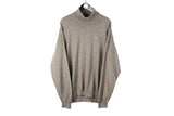 Vintage Lacoste Turtleneck Sweater XLarge / XXLarge